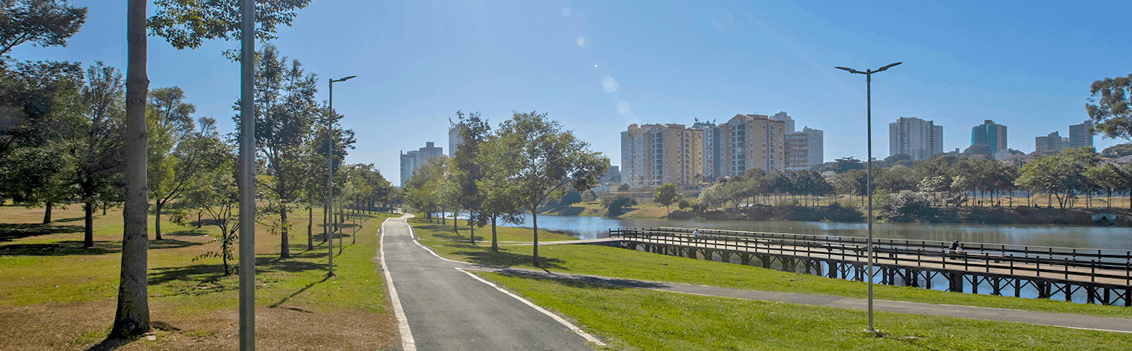 Imagem de um parque de caminhada em Indaiatuba